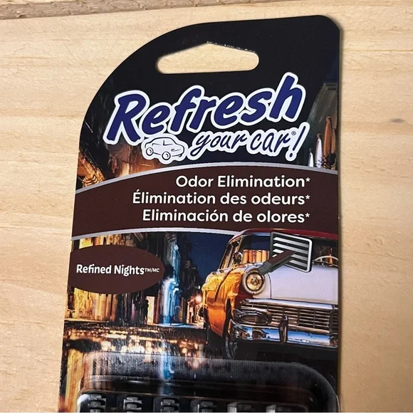 Refresh Your Car 6 Packs Of 6 Refined Nights Scent Car Vent Clip Air Fresheners - Picture 3 of 6